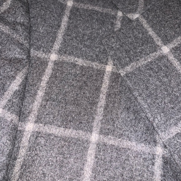 Isaia Plaid Cashmere Wool Grey Suit Windowpane Size 50 Drop 8R Base Marechiaro - Picture 11 of 12